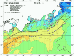 関東・東海海況速報/広域(2014/07/15)