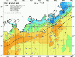 関東・東海海況速報/広域(2014/07/17)