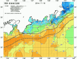 関東・東海海況速報/広域(2014/07/18)