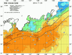 関東・東海海況速報/広域(2014/07/23)