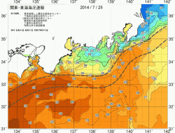 関東・東海海況速報/広域(2014/07/25)