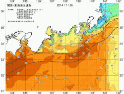 関東・東海海況速報/広域(2014/07/26)