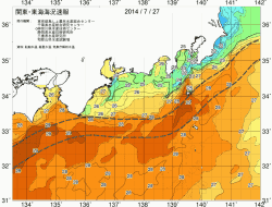 関東・東海海況速報/広域(2014/07/27)