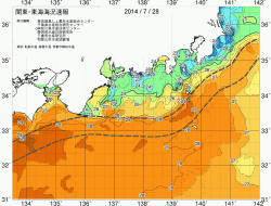 関東・東海海況速報/広域(2014/07/28)