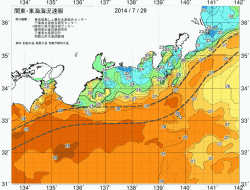 関東・東海海況速報/広域(2014/07/29)