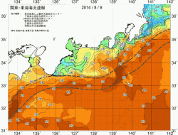 関東・東海海況速報/広域(2014/08/09)