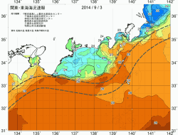 関東・東海海況速報/広域(2014/09/03)