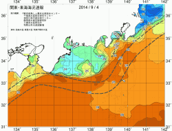 関東・東海海況速報/広域(2014/09/04)