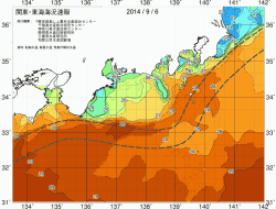 関東・東海海況速報/広域(2014/09/06)