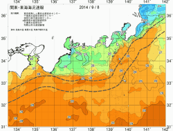 関東・東海海況速報/広域(2014/09/08)