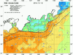 関東・東海海況速報/広域(2014/09/12)