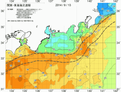 関東・東海海況速報/広域(2014/09/13)