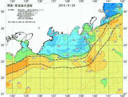 関東・東海海況速報/広域(2014/09/24)