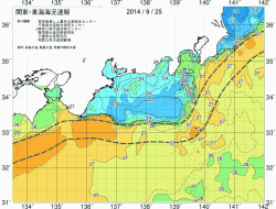 関東・東海海況速報/広域(2014/09/25)