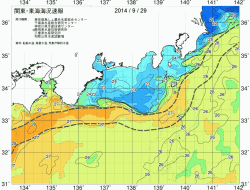 関東・東海海況速報/広域(2014/09/29)