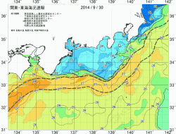 関東・東海海況速報/広域(2014/09/30)