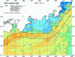 関東・東海海況速報/広域(2014/10/02)