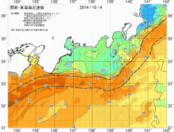 関東・東海海況速報/広域(2014/10/04)