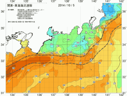 関東・東海海況速報/広域(2014/10/05)