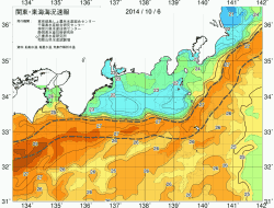 関東・東海海況速報/広域(2014/10/06)