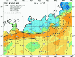 関東・東海海況速報/広域(2014/10/12)
