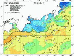 関東・東海海況速報/広域(2014/10/17)