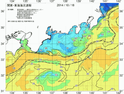関東・東海海況速報/広域(2014/10/18)