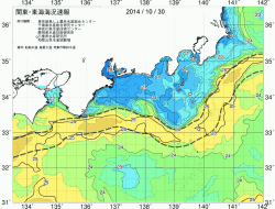 関東・東海海況速報/広域(2014/10/30)
