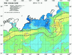 関東・東海海況速報/広域(2014/11/06)