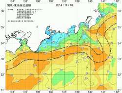 関東・東海海況速報/広域(2014/11/10)