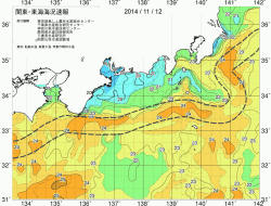 関東・東海海況速報/広域(2014/11/12)