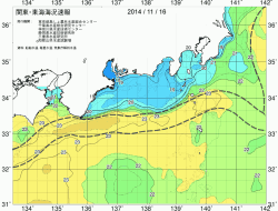 関東・東海海況速報/広域(2014/11/16)