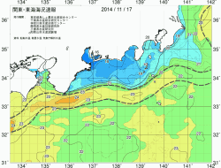 関東・東海海況速報/広域(2014/11/17)