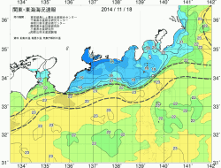 関東・東海海況速報/広域(2014/11/18)