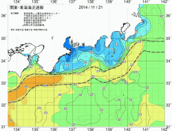 関東・東海海況速報/広域(2014/11/21)