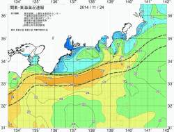 関東・東海海況速報/広域(2014/11/24)