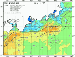 関東・東海海況速報/広域(2014/11/27)