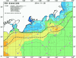 関東・東海海況速報/広域(2014/11/28)