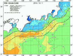 関東・東海海況速報/広域(2014/12/01)