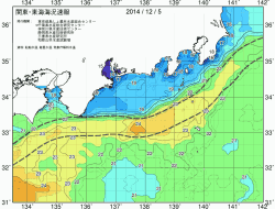 関東・東海海況速報/広域(2014/12/05)