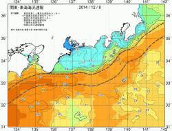 関東・東海海況速報/広域(2014/12/08)