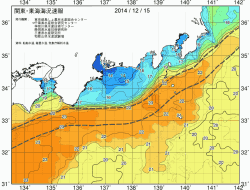 関東・東海海況速報/広域(2014/12/15)