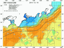 関東・東海海況速報/広域(2014/12/18)