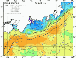 関東・東海海況速報/広域(2014/12/23)