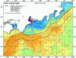 関東・東海海況速報/広域(2014/12/24)