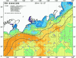 関東・東海海況速報/広域(2014/12/27)