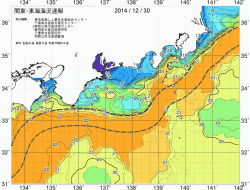 関東・東海海況速報/広域(2014/12/30)