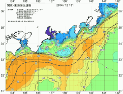 関東・東海海況速報/広域(2014/12/31)