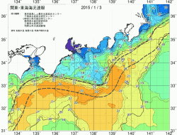 関東・東海海況速報/広域(2015/01/03)