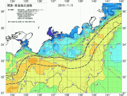 関東・東海海況速報/広域(2015/01/05)